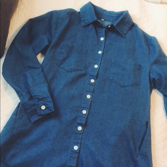 Denim button-down - Picture 2 of 2